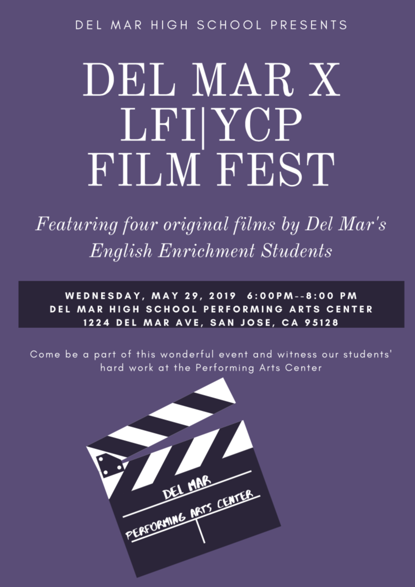 Image of poster for Latino Film Institute / Youth Cinema Project Film Fest on May 29